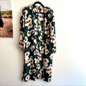 Pinkblush Floral Kimono w/ Pockets